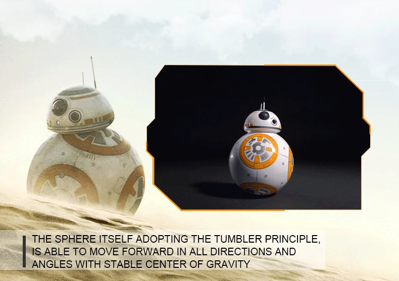 Быстрая Умный Робот Star Wars BB8 с экшн-фигурой звук подарок игрушки BB-8 мяч робот 2,4 г пульт дистанционного управления рождественские подарки