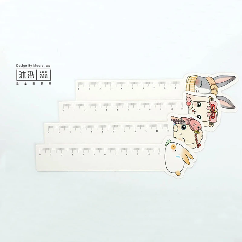 30 шт./лот новые бумажные закладки в форме милых кроликов Kawaii держатель для книг