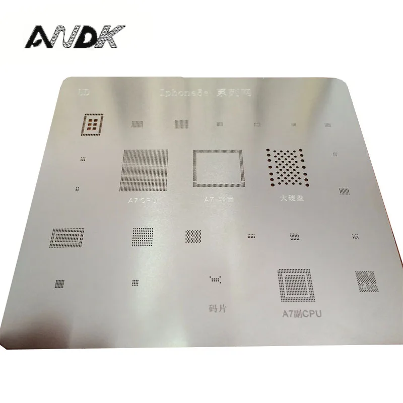

Iphone reballing stencil 304 steel many bga stencil easy rework cell protect the chip for NAND chip WIFI CPU and many IC BGA