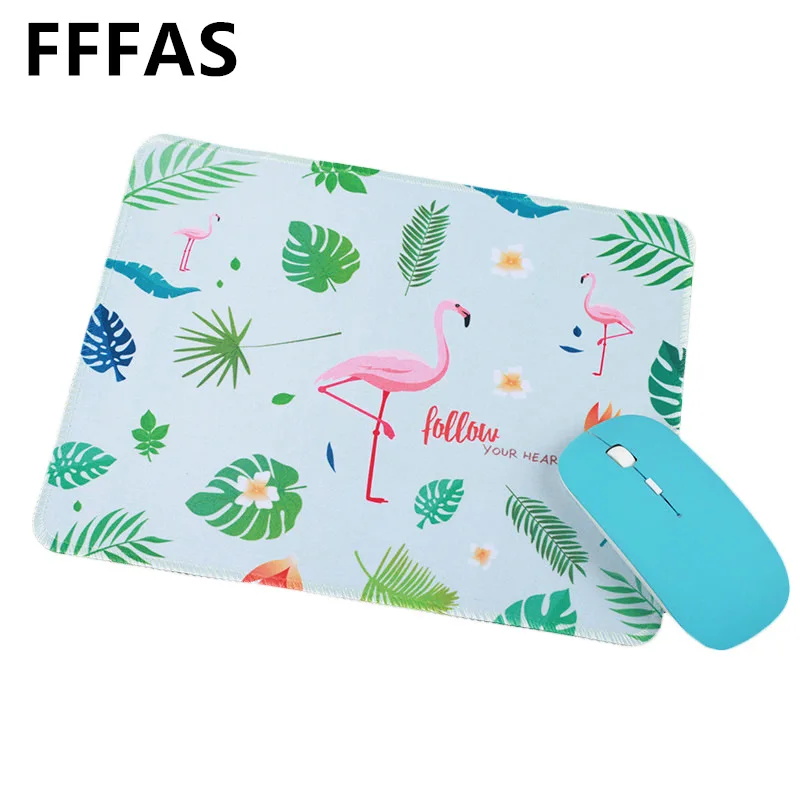 FFFAS 22x26 см Фламинго Единорог коврик для мыши Красивая офисная игровая клавиатура Коврик