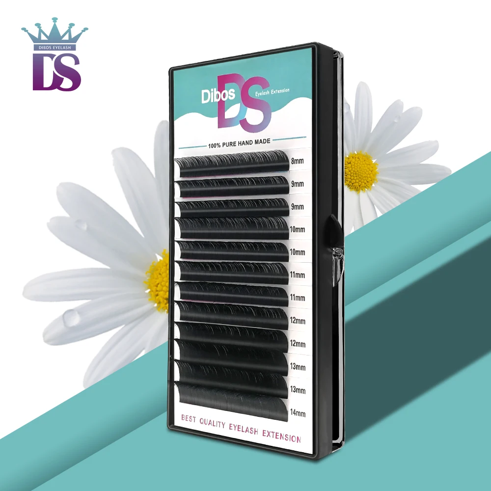 Dibos все размеры 005/007/015/020 J/B/C/Dcurl ресницы индивидуальные искусственные норковые