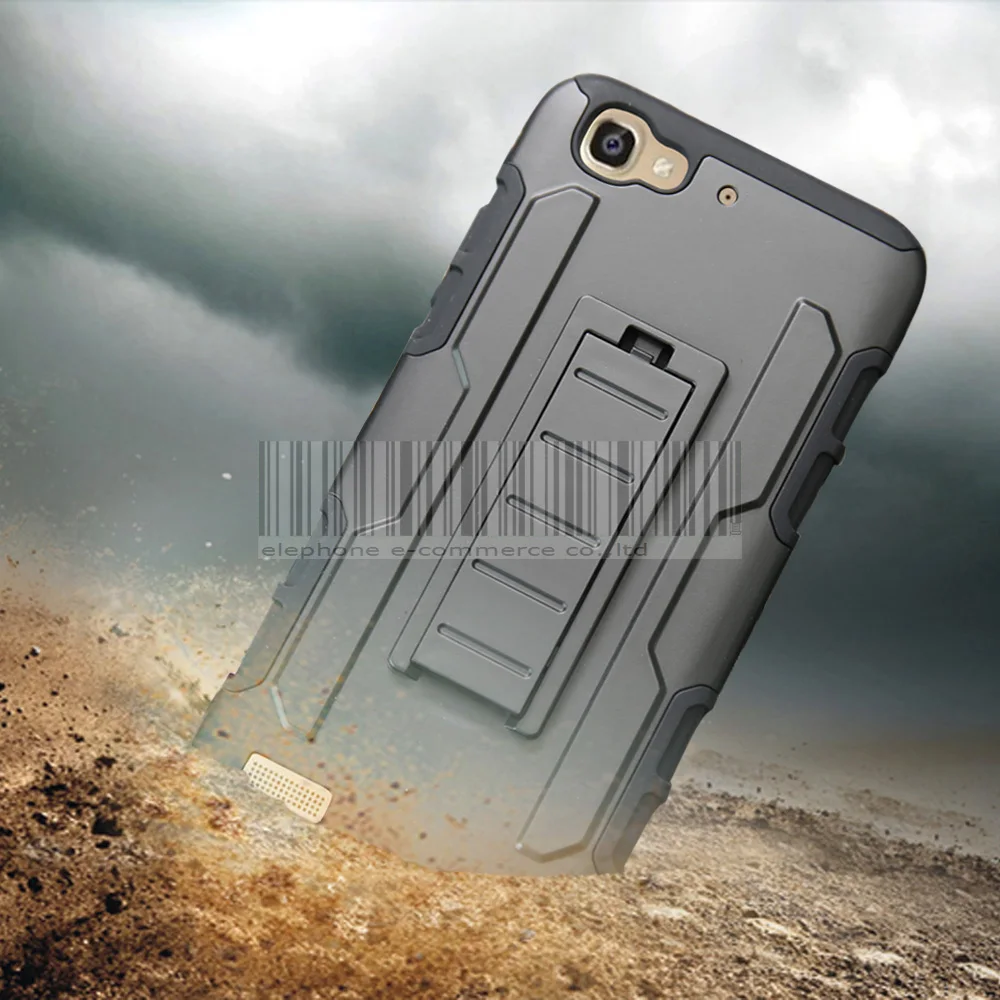 Сверхмощный резиновый броня анти-шок чехол с Stander защитный + Зажим для ремня huawei