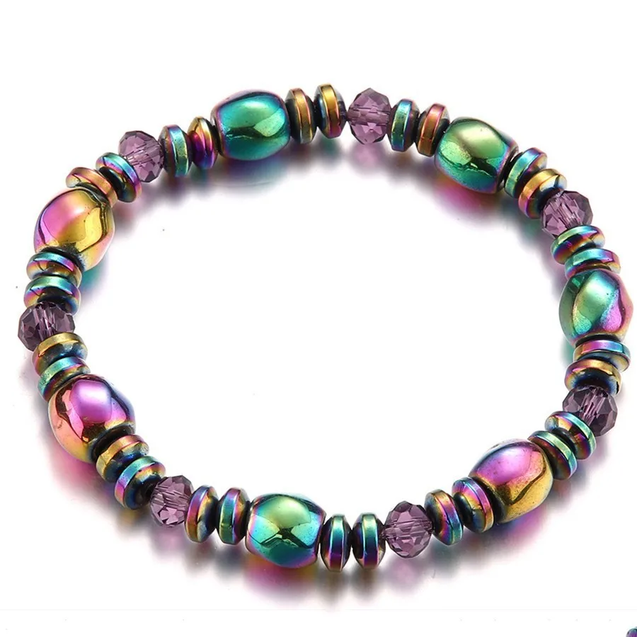 Цветной антицеллюлитный браслет для потери веса Модный магнитный похудения