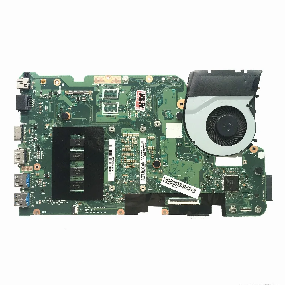 Материнская плата для ноутбука Asus X555UA X555UJ REV: 2 0 с процессором i7-6500u 50 ГГц 4 Гб RAM DDR3L