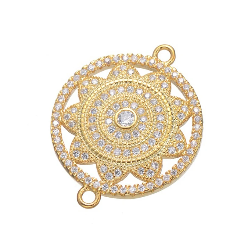 Принадлежности для ювелирных изделий оптовая продажа позолоченный Солнечный