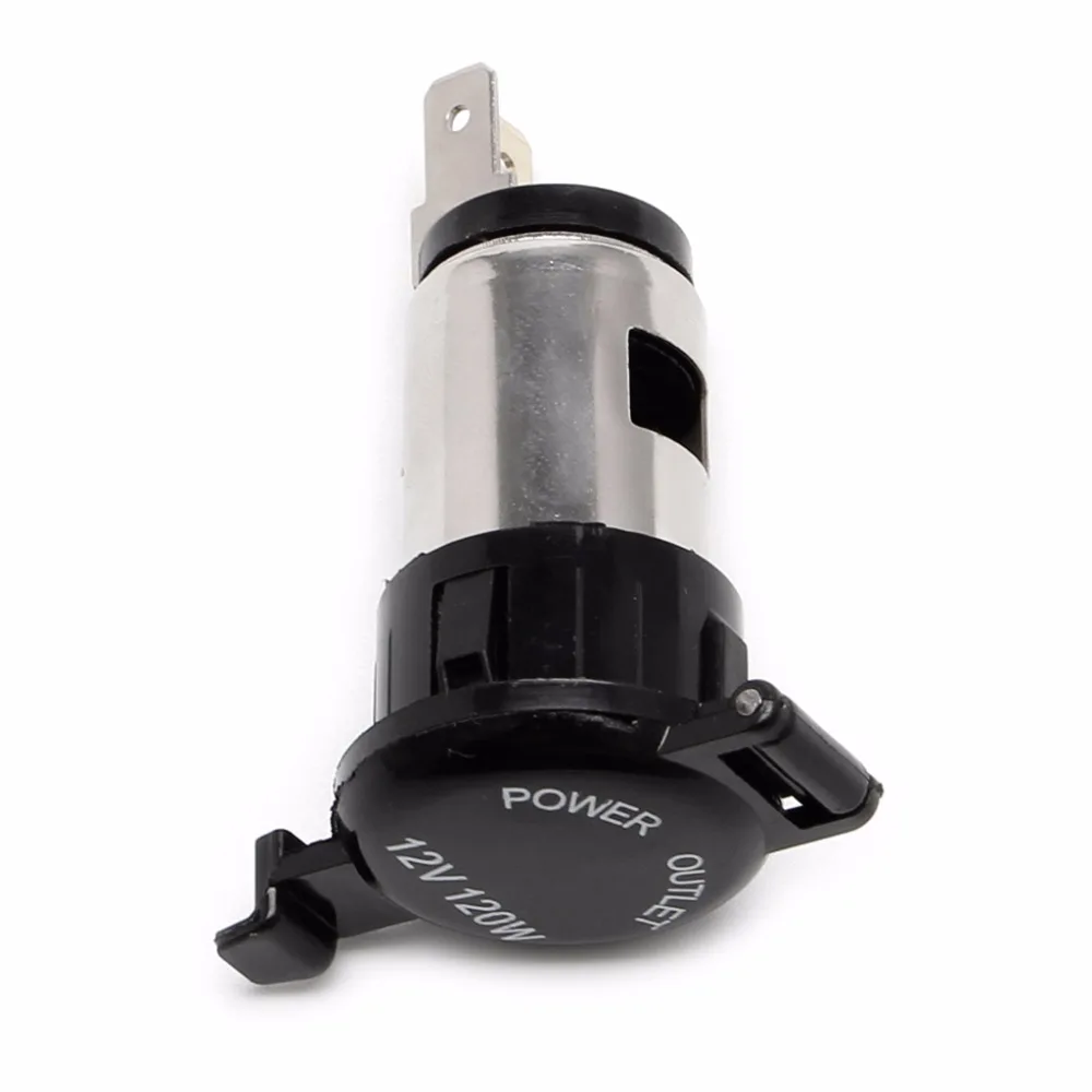 New Arrivals 12-24V Waterproof Cigarette Lighter Socket Power Plug Outlet Parts For Motorcycle Car Truck Camper Boat C45 | Автомобили и