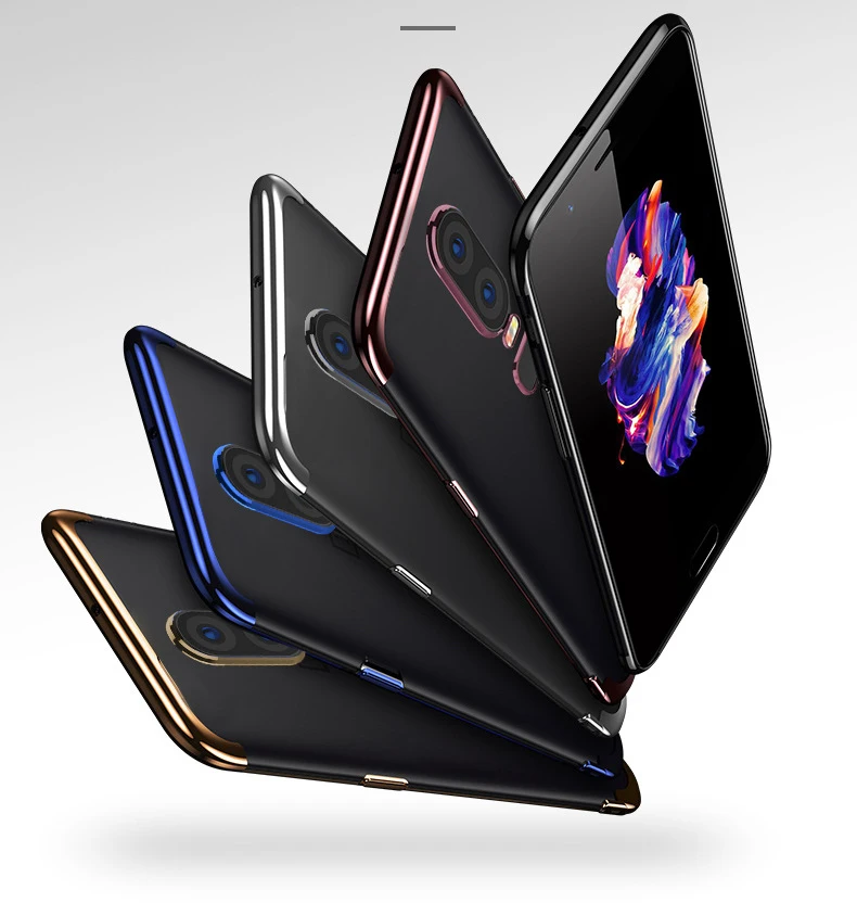 Чехол для Oneplus 6 прозрачный Ультратонкий Мягкий силиконовый чехол с покрытием из