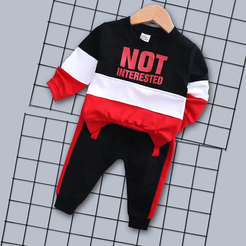 2019 New Boy and girl Clothes Children Suits Casual Suit Sweatshirts+Sports pants Spring Autumn Kids Set brand | Детская одежда и