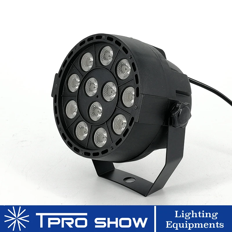 Rgb-светодиодный отражатель 12 х 3 Вт триколор DJ Светодиодный Освещение сцены DMX 512 музыка Активированный карман Размеры свет диско проектор для домашнего вечерние свадебные