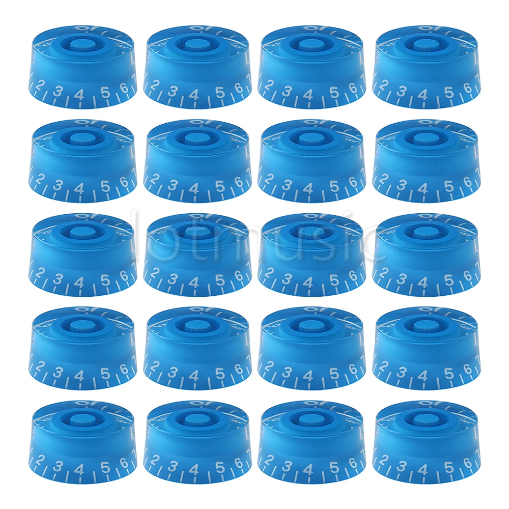 

20* Blue Speed Control Knobs For Electric Guitar Knob Parts