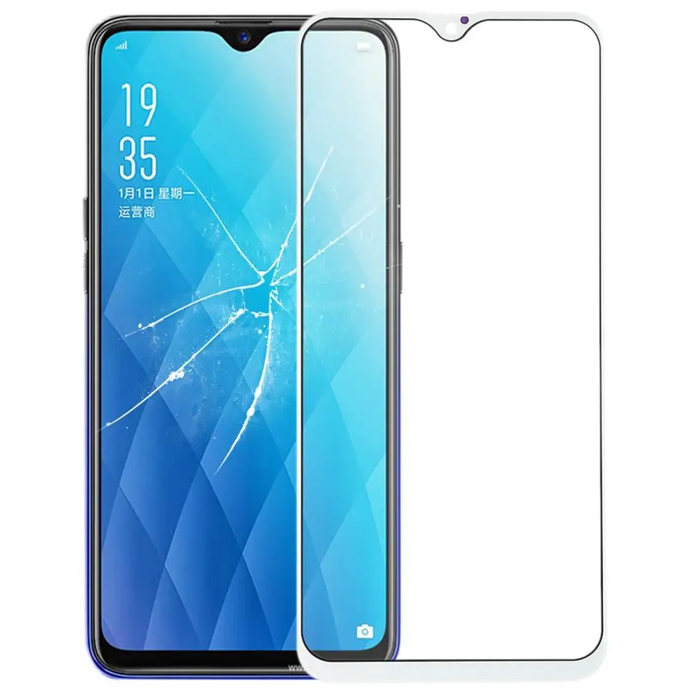 Внешнее стекло для ремонта крышки объектива OPPO A77 F9 A5 A3 A1 ЖК-стекло черного/белого