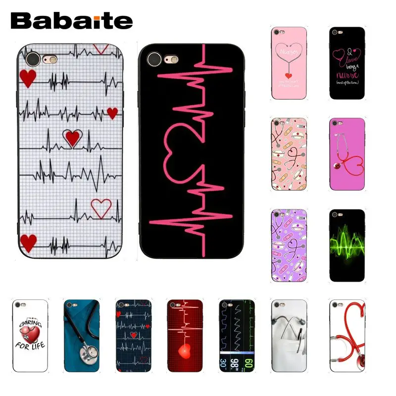 

Nurse Medical Medicine Health Heart Phone Case for iPhone 12 11 Pro 11Pro Max 8 7 6 6S Plus X XS MAX 5 5S SE XR 12mini