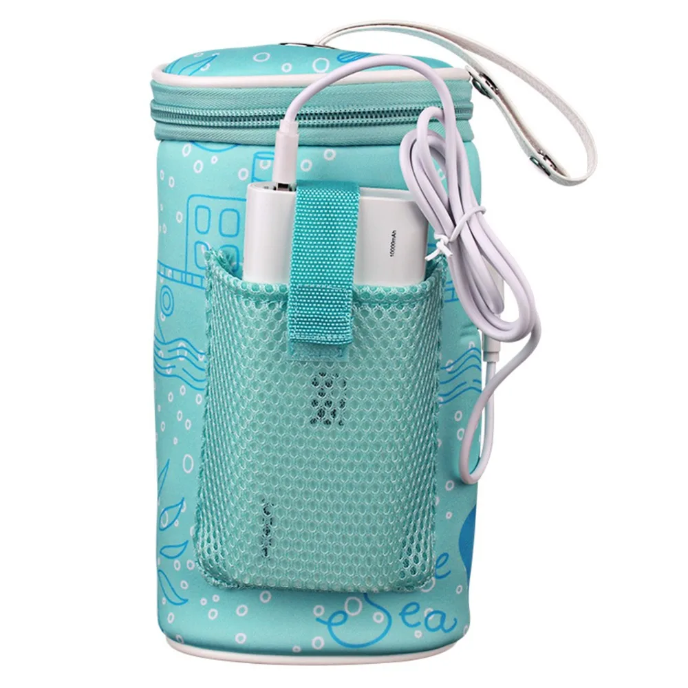 Портативный USB Детских Молочных Бутылочек Термальность мешок обогреватель