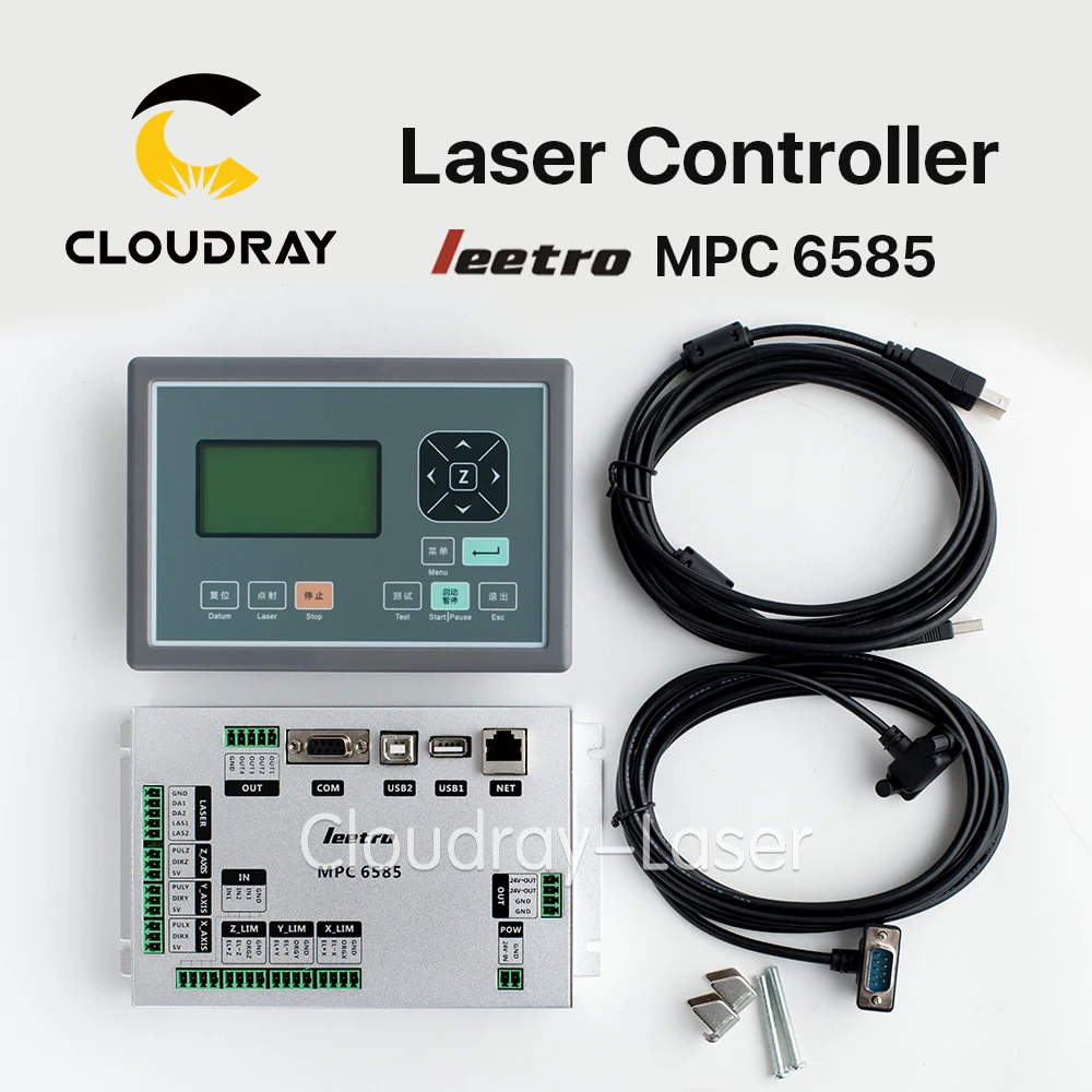 Cloudray Leetro MPC 6585 Co2 Лазерная DSP контроллер для лазерной гравировки и резки|mpc
