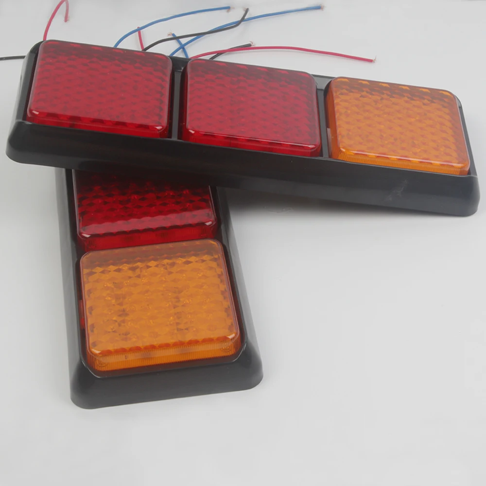 2 шт. 108LED Пластик автомобиля задние фонари 12V грузовик с прицепом стоп-сигнал