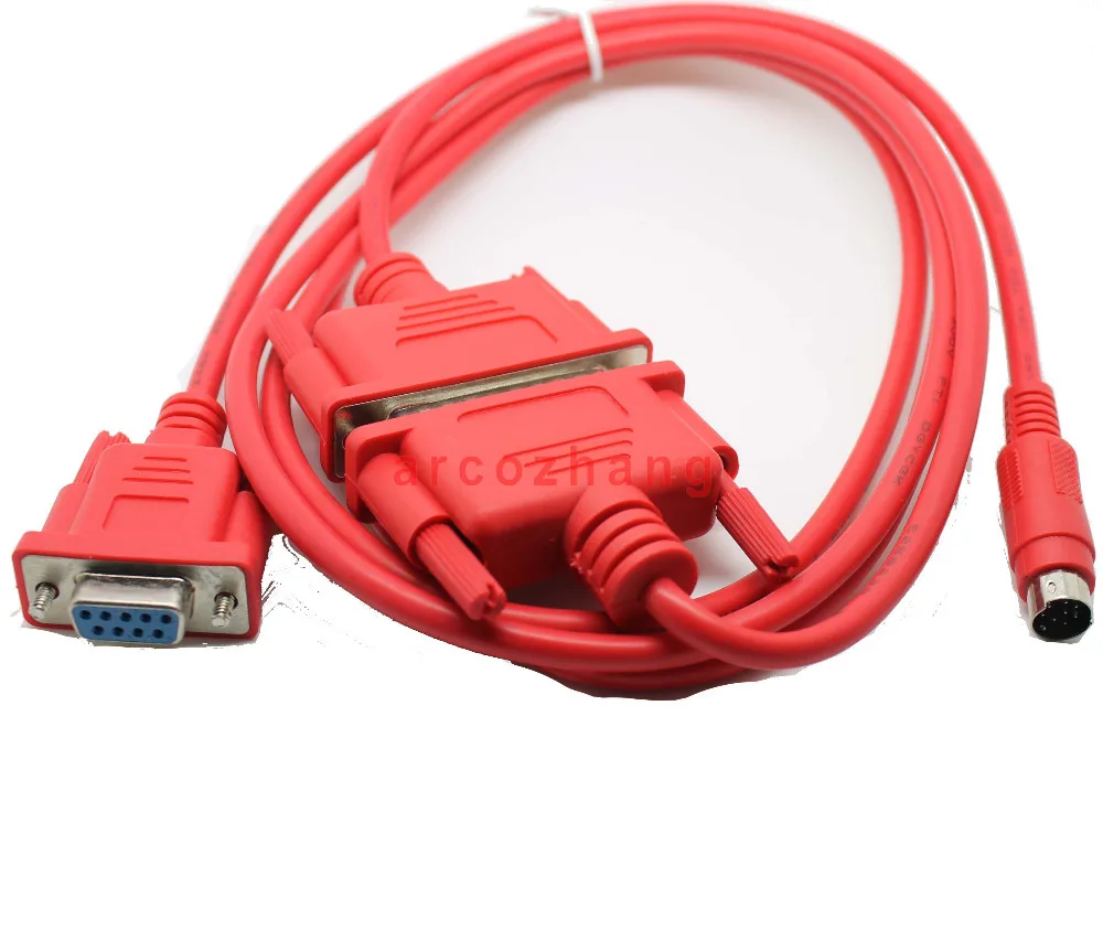 SC09 ПЛК кабель цвет красный программируемый для FX и A series PLC|cable silver|cable testercable pc |