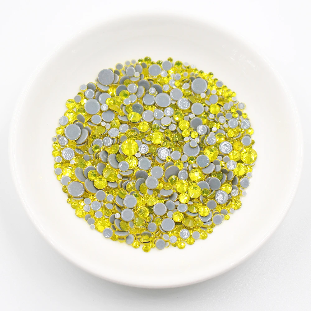AAAAA SS20 1440pcs Shiny CrystalAB Smooth back Rhinestones Adhesive Bling Crystals Strass Hot Fix Rhinestones For Clothes Dress