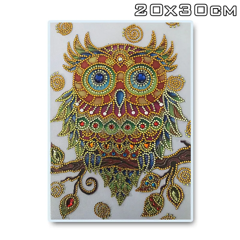 Алмазная вышивка особой формы мультяшная сова узоры стразы 5D алмазы сделай сам