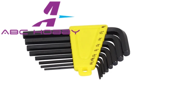 Шестигранный гаечный ключ шестигранный размер 1/4 &quot1/32 3/16 5/32 1/8 3/32 5/64 1/16&quot |