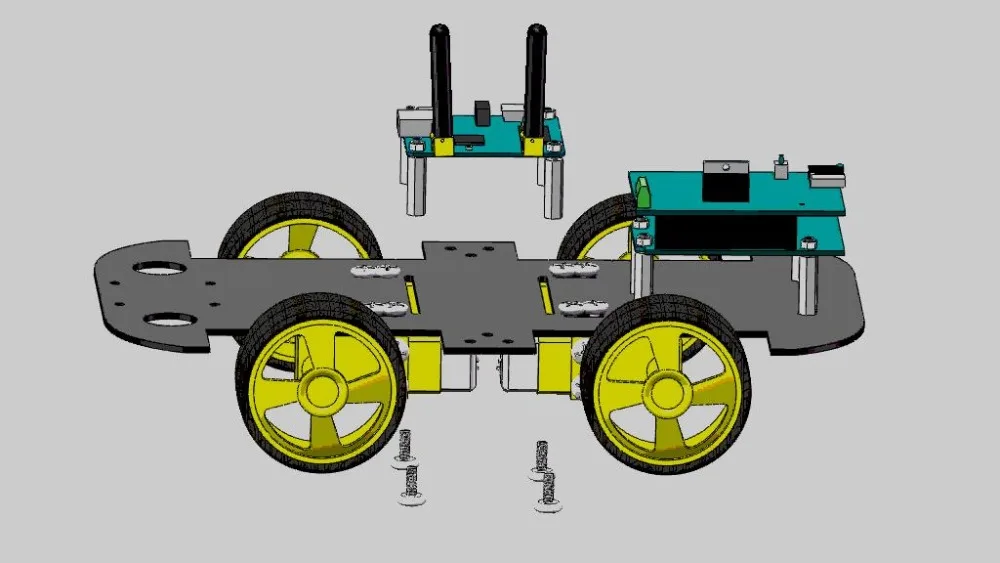 DS робот Wifi автомобиль комплект с камерой FPV умный танк машина для arduino управлением