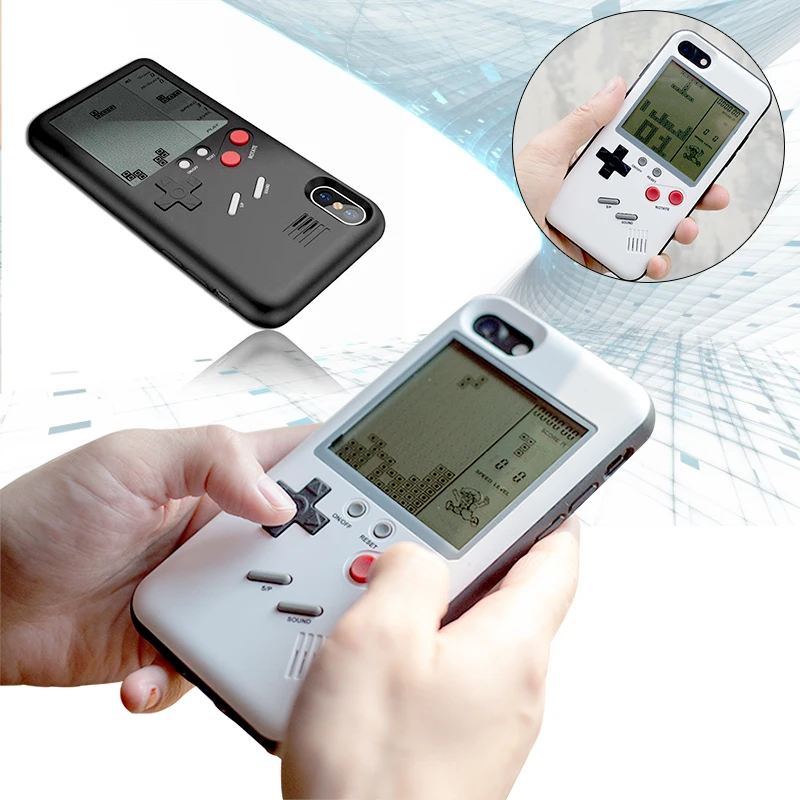 Лидер продаж 2018 чехол для телефона игроков в Nintendo Tetris детей подарок iPhone 7 8 6 6S Plus