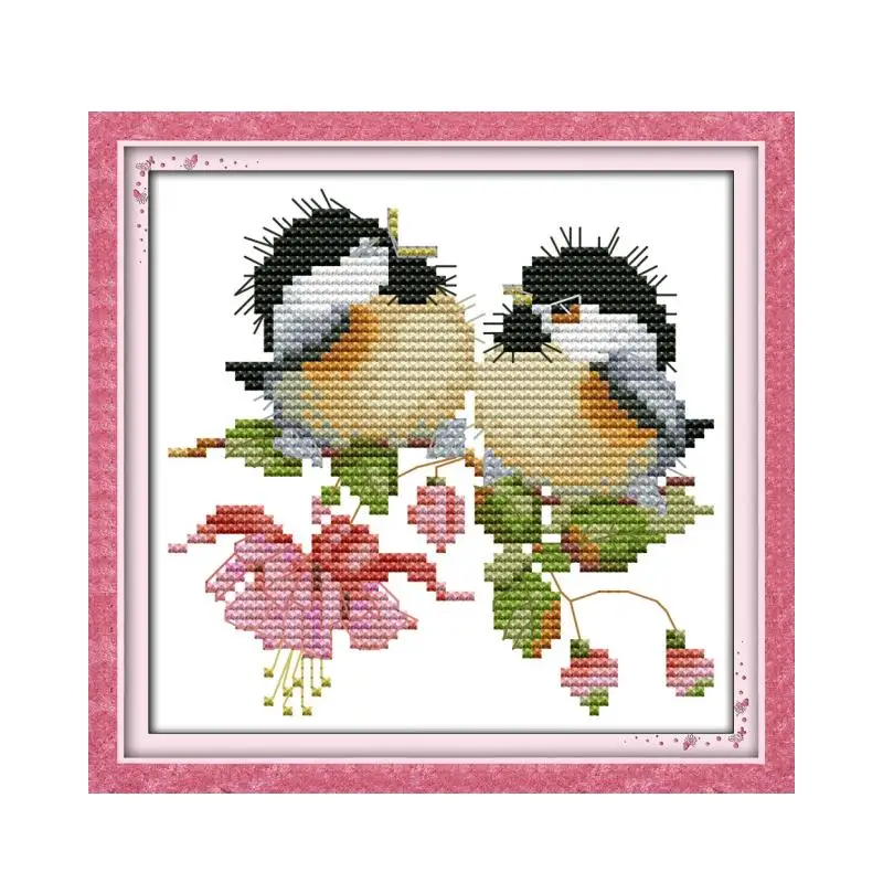 Вышитая вышивка крестиком Joy Sunday с изображением животных 11CT 14CT декоративная на