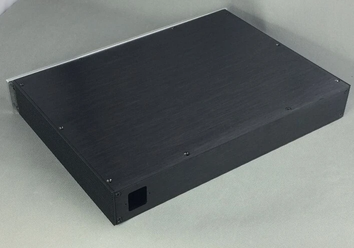 B-016 CNC все Алюминий шкаф шасси в корпусе коробка для DIY Аудио Мощность усилитель 430 мм* 62 мм* 308 мм 430*62*308 мм
