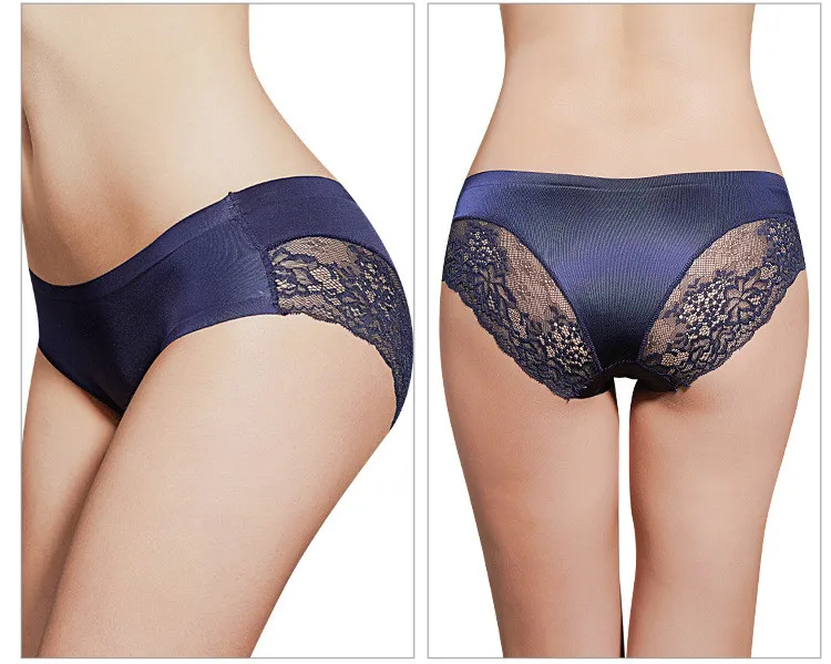 Bragas сексуальные de encaje de mujer ropa interior грех costuras bragas de seda de nailon para niñas señoras бикини de algodón entrepie