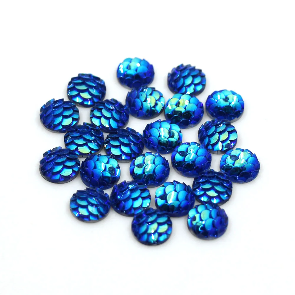 Цветные стразы из смолы Круглые 8 мм 100 шт.|Стразы| |