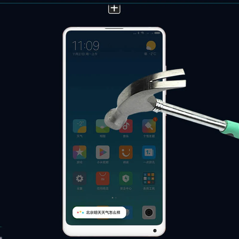2 шт. закаленное стекло для Xiaomi Mi mix Mimix Mimix2 полное покрытие 9H Взрывозащищенная