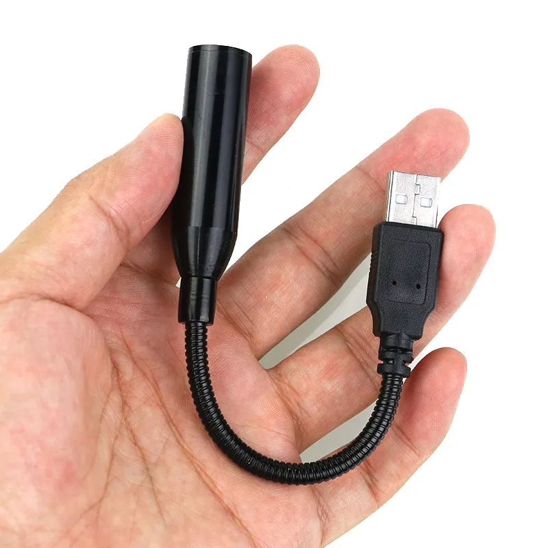 Mini USB микрофон 360 Drgree позицию гибким конденсаторный голосовой чат записи karaok