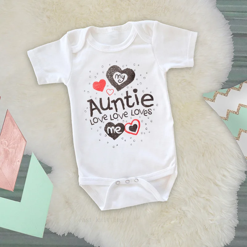 Новорожденных детская одежда для девочки печати письмо моя тетя любит меня