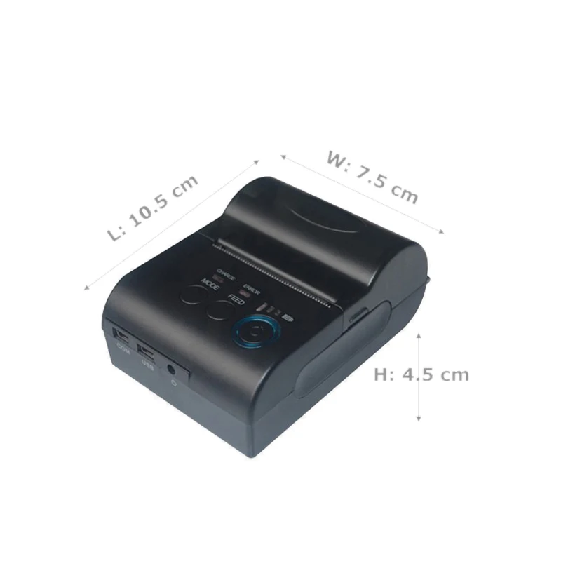 Термальность pos-принтера 80 мм USB портативный принтер получения портативных