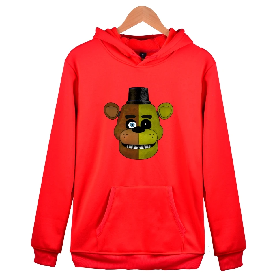 Fnaf толстовки и свитшоты Новинка года, толстовки с капюшоном для мальчиков five nights at, верхняя одежда Фредди, мужские толстовки, пальто Топы с рисунками FNAF