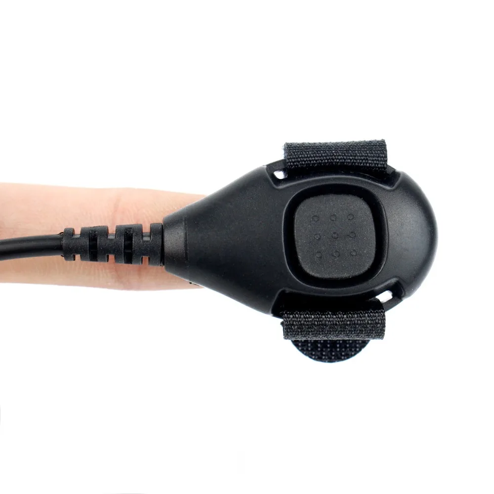 Универсальный 2Pin палец PTT наушник мягкий микрофон гарнитура для Kenwood для BAOFENG UV-5R Bf-888s Retevis H777 RT5 рация