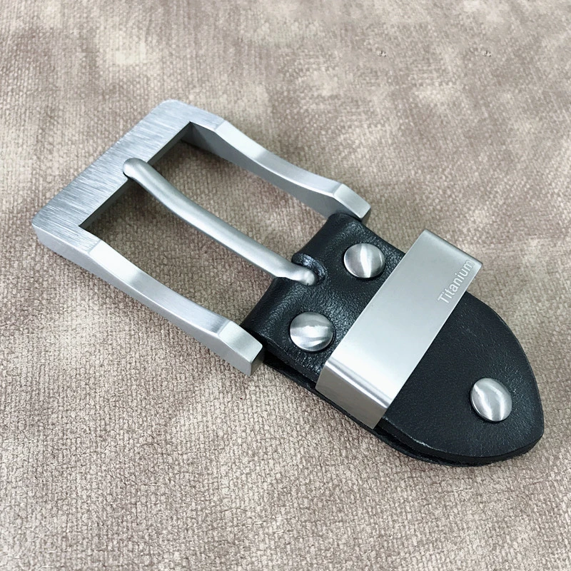 Пряжка для ремня из чистого титана металлическая деловая TA1 мужская и женская