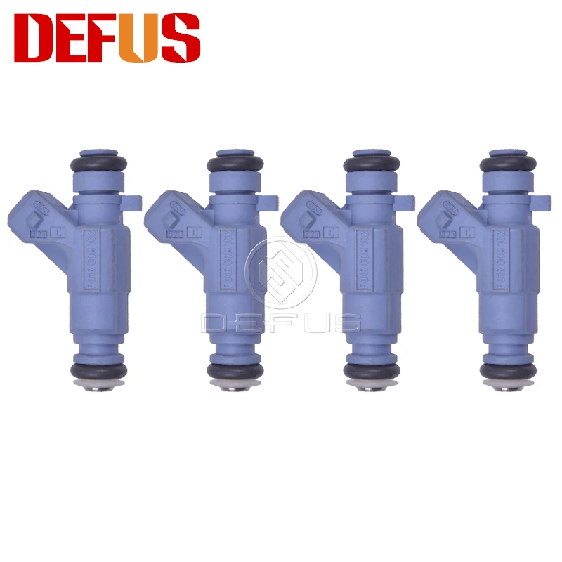 DEFUS 4pcs OE F01R00M102 Bico Fuel Injector Nozzle For Gasoline Petrol Engine Injection High Impedance Flow Matched New Arrival |