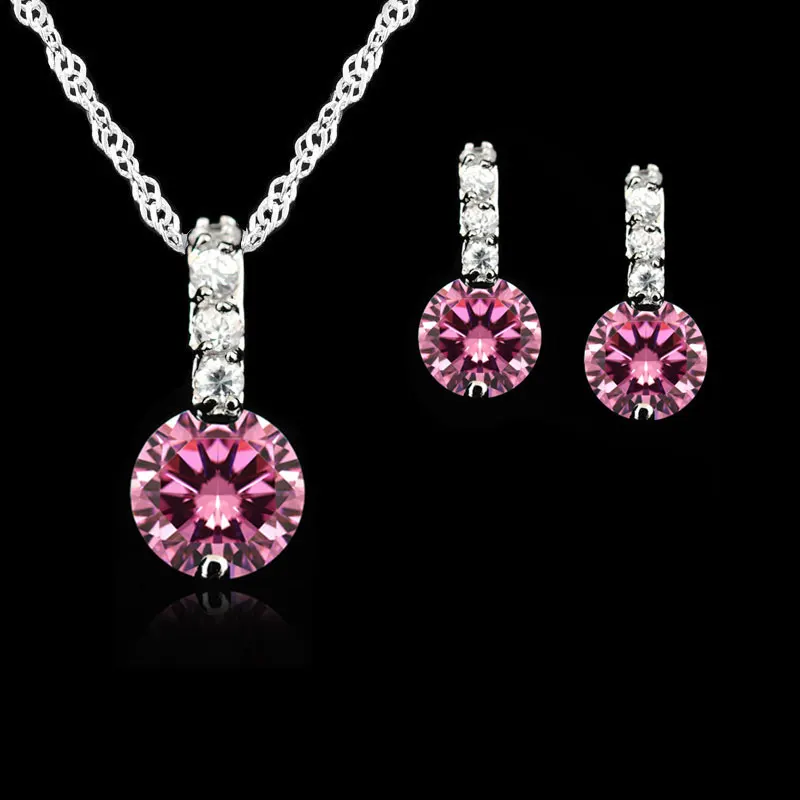 Комплект из колье и серёг серебра 925 пробы|jewelry sets|jewelry sets weddingset for women |
