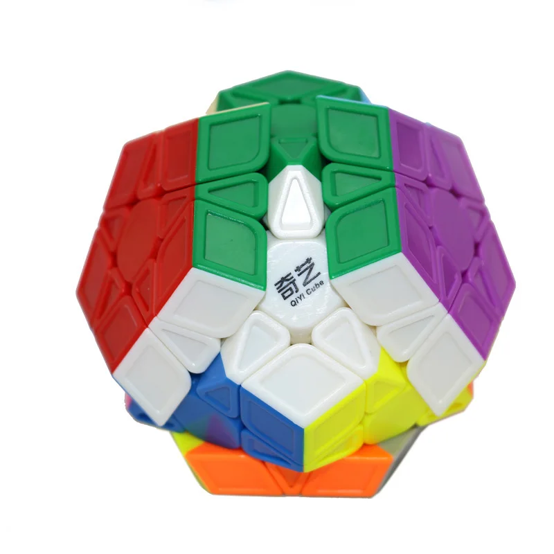 Волшебный пазл QIYI megaminx с 12 сторонней скоростью без наклеек профессиональный