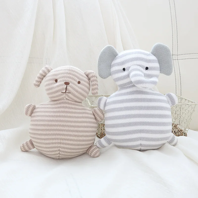Новые креативные детские игрушки для сна Kawaii мягкие хлопчатобумажные вязаные