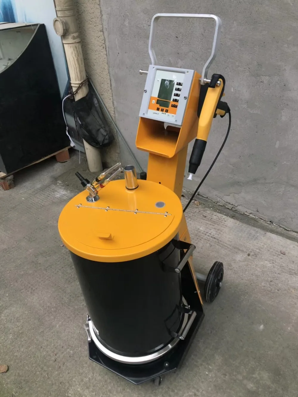Весь набор порошкового покрытия машина с блоком управления optiflex с электростатическим порошковым распылителем