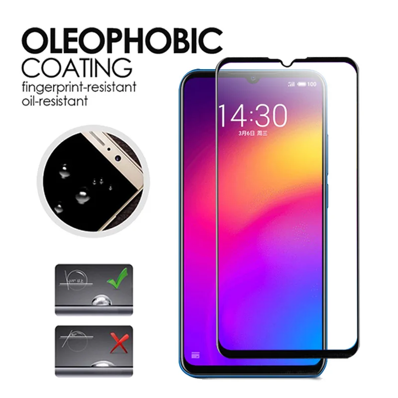2 шт для Meizu Note 9 Защита экрана против царапин 2.5D Взрывозащищенная пленка из