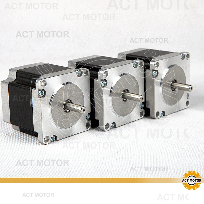 

ACT Motor 3PCS Nema23 Stepper Motor 23HS6620 Single Shaft 185oz-in 56mm 2A 6-lead 2Phase CE ROHS ISO US CA UK DE FR IT SP Free