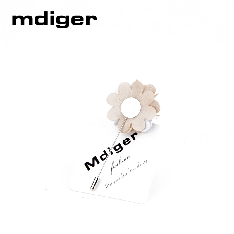 Handmade Brooch Flower Long Pin Wedding or Party For Men's Suit Brooches Corsage Boutonniere | Украшения и аксессуары