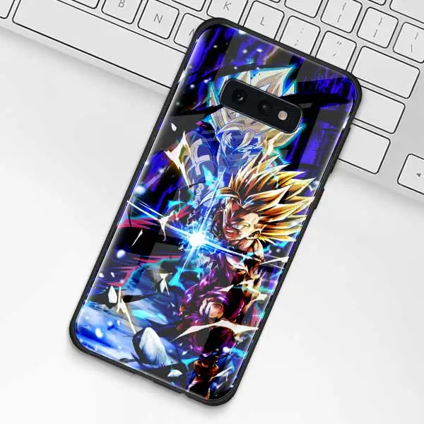 014 Чехол из закаленного стекла Dragon Ball для samsung Galaxy S10 S10e S9 S8 S10 Plus Note 9 A50 A30 - Цвет: 014