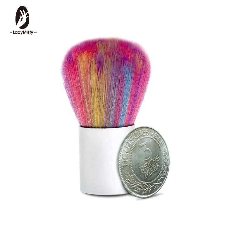 Профессиональный дизайн ногтей Радужная щетка для инструменты дизайна мягкая