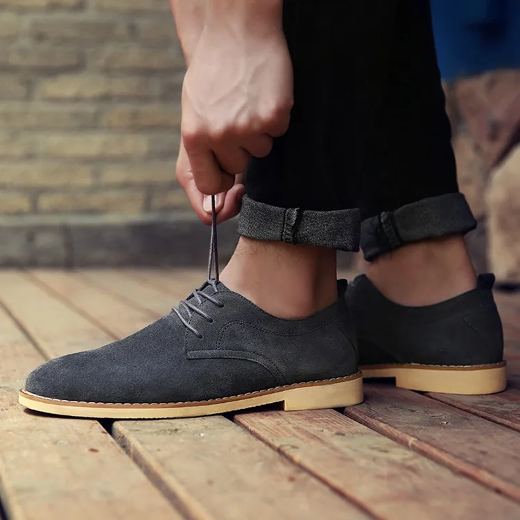 Молодых мужская повседневная обувь кожаная кружева осенью новый мужской моды