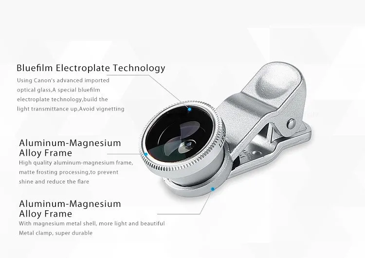 Szhxnor Универсальный 180 Fisheye + Широкий формат макро мобильный телефон Объективы для