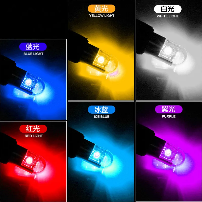 10x T10 LED W5W 3 168 High Power 3030 SMD Car Turn Side License Plate Light Marker Lamp Bulb 9-30V IC | Автомобили и мотоциклы