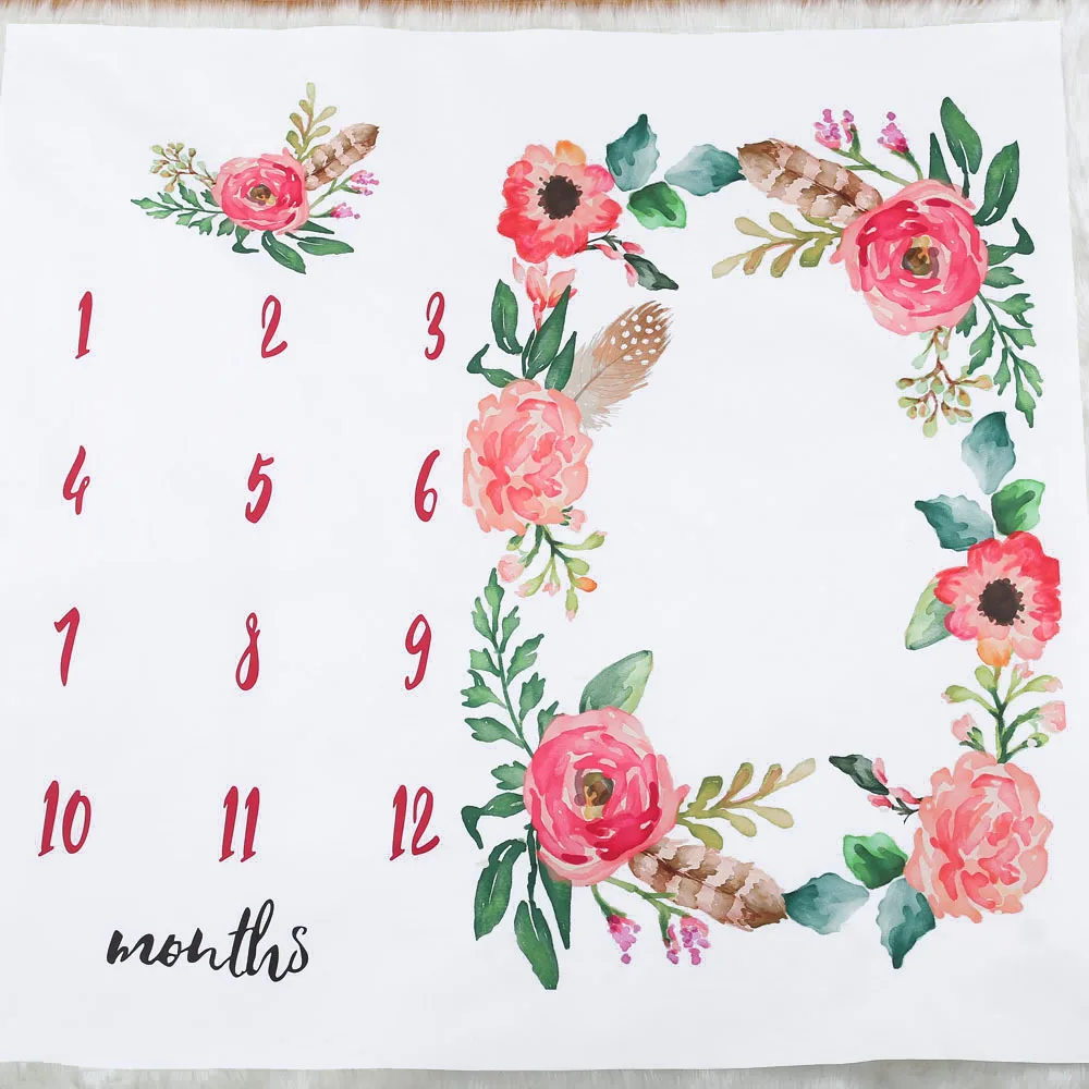 Детский напольный коврик реквизит для фотосессии на день рождения одеяла